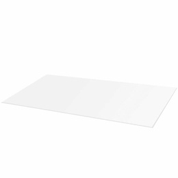 Mata pod krzesło, fotel biurowy 100x50x0,05cm podkładka na biurko mleczna