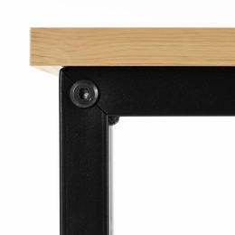 Biurko komputerowe nowoczesne 100x50x76 cm młodzieżowe stolik loft industralny