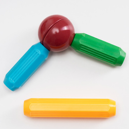 Klocki magnetyczne, konstrukcyjne 3D duży zestaw 100 szt. patyczki kulki