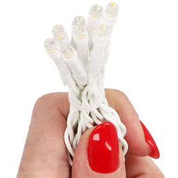 Kurtyna świetlna 300 led girlanda, lampki wewnętrzno-zewnętrzne sople ciepły biały z zimnym białym flash