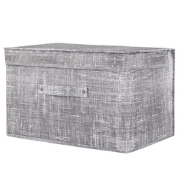 Pudełko do przechowywania 30x50x40cm organizer zamykany szary