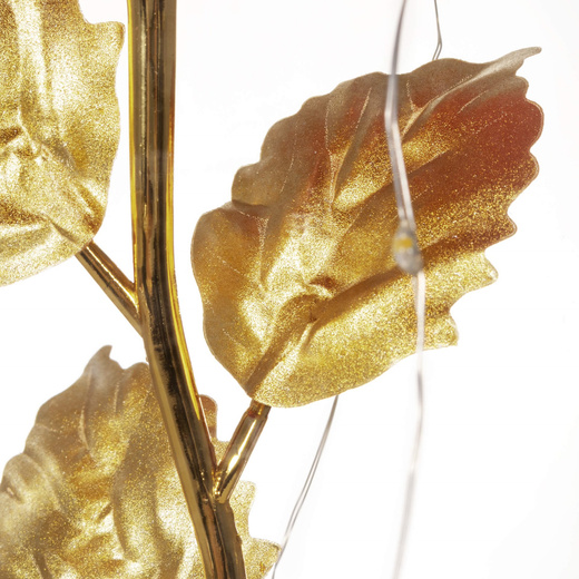 Wieczna róża w szkle 22 cm świecąca ozdoba LED prezent czerwona