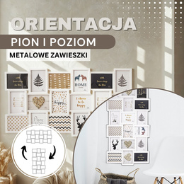 Ramka na zdjęcia 18 zdjęć multiramka 13x18 biała