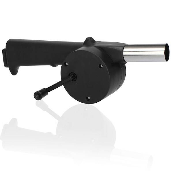 Dmuchawa na korbkę do rozpalania grilla, kominka, ogniska