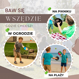 Catch ball paletki i piłka gra zręcznościowa złap piłkę