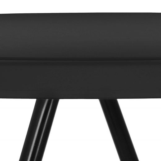 Stół składany cateringowy 110x80 cm okrągły stolik bankietowy koktajlowy czarny