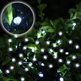 Lampki choinkowe 500 led światełka na prąd zewnętrzne biały zimny