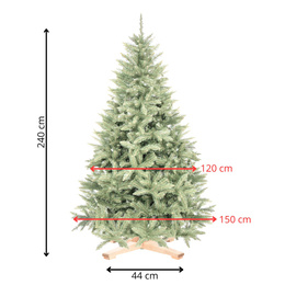 Choinka sztuczna 240 cm świerk kaukaski Premium Royal Trees drzewko świąteczne jak żywe
