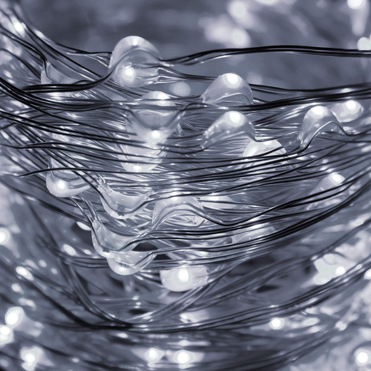 Lampki choinkowe 20 LED druciki mikro na baterie