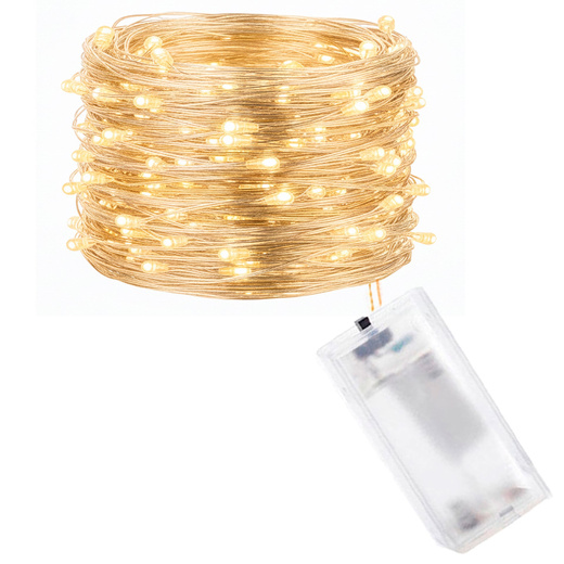 Lampki choinkowe 20 LED druciki mikro na baterie