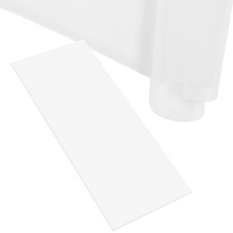 Mata pod krzesło, fotel biurowy 100x50x0,05cm podkładka na biurko mleczna
