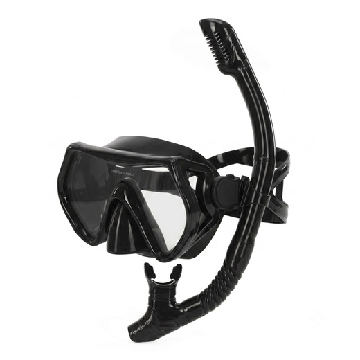 Zestaw do nurkowania snorkelingu płetwy 42-47, maska Anti-fog, fajka DryTop