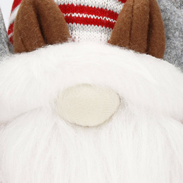 Skrzat 80 cm ozdoba świąteczna, renifer krasnal świąteczny, gnom z teleskopowymi nózkami