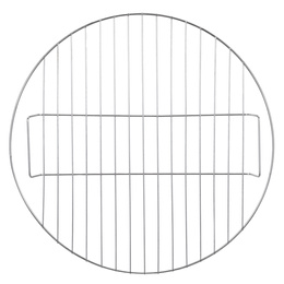 Grill węglowy, zamykany pokrywą okrągły, ruszt 41 cm przenośny, czarno-czerwony