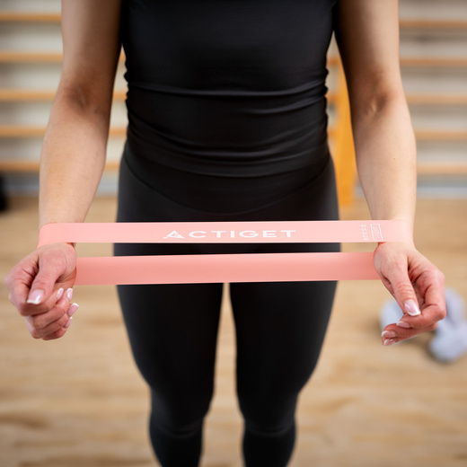 Gumy oporowe do ćwiczeń zestaw 5 szt. taśmy fitness do rehabilitacji opór 1-20 kg