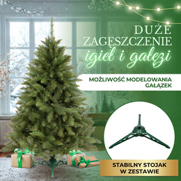 Choinka sztuczna 150 cm świerk skandynawski, gęste świąteczne drzewko jak żywe