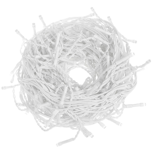 Kurtyna świetlna 300 led girlanda, lampki wewnętrzno-zewnętrzne sople zimny biały