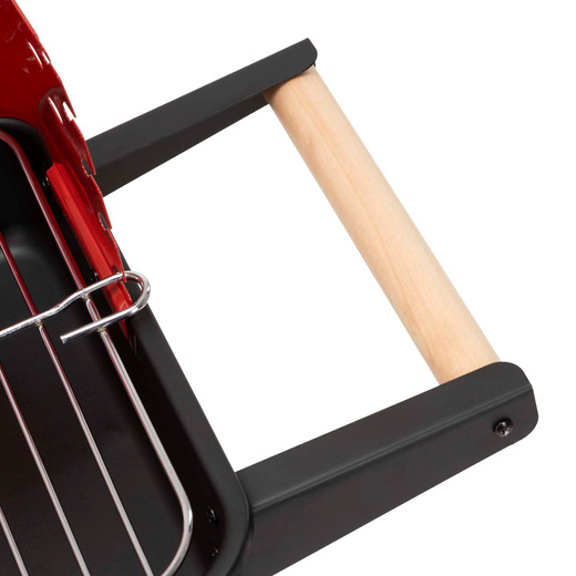 Grill węglowy, ogrodowy z regulowaną wysokością rusztu, przenośny