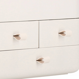 Organizer na kosmetyki 39,5x29,8x20,4cm mleczny pojemnik na biżuterię z przegródkami