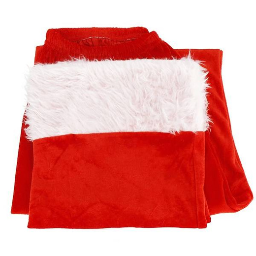 Strój św. Mikołaja zestaw 10 elementowy przebranie świąteczne