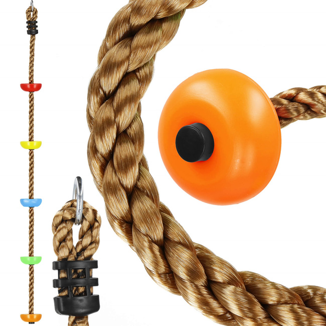 Lina do wspinaczki dla dzieci wspinaczkowa lina z nakładkami