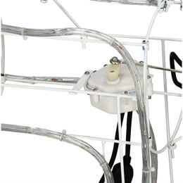 Renifer Led 115 cm świąteczny z ruchomą głową świetlna dekoracja do ogrodu biały zimny