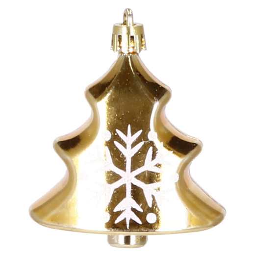 Bombki choinkowe 72 szt. ozdoby świąteczne złoty