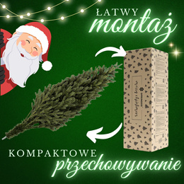 Choinka sztuczna 120 cm premium świerk PE