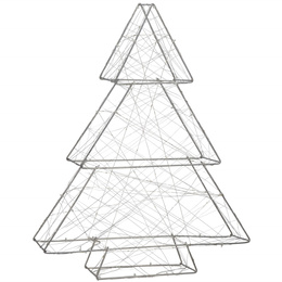 Dekoracja świąteczna 100 LED choinka oświetlenie witraż biały ciepły