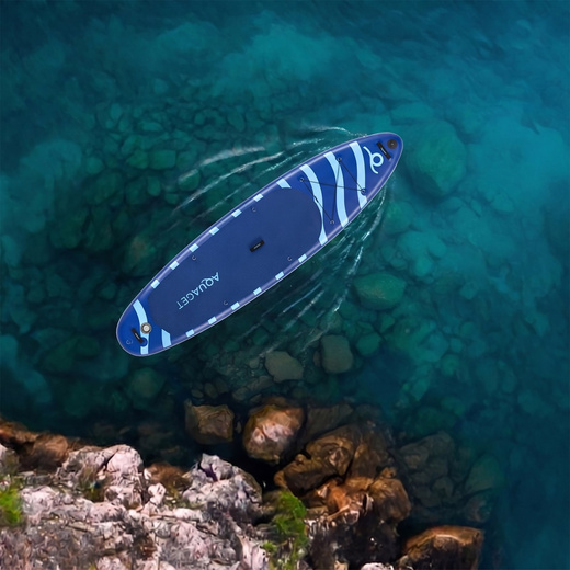 Deska pompowana do pływania SUP 350 cm paddleboard komplet z wiosłem i wyposażeniem