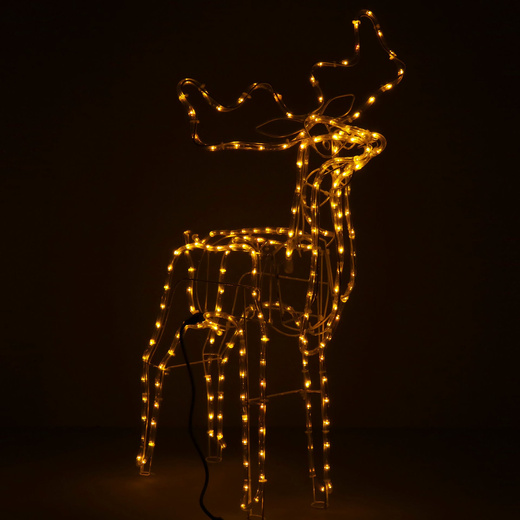 Renifer Led 85 cm świąteczny, świetlna dekoracja do ogrodu biały ciepły