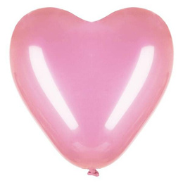 Balony serca na walantynki, urodziny 50 szt. różowe serduszka