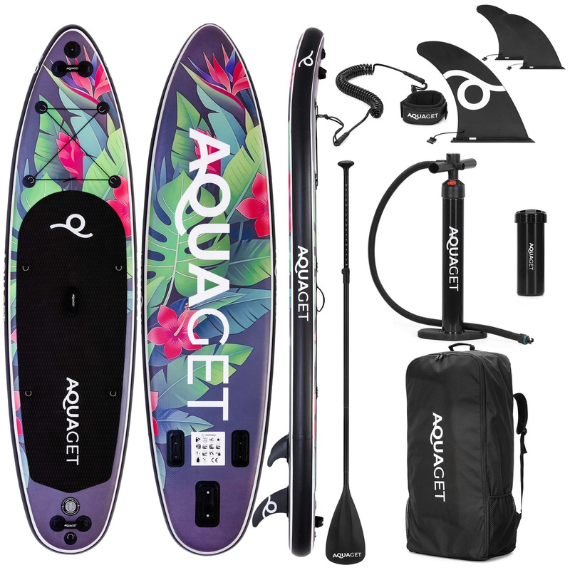 Deska SUP 320 cm pompowana do pływania na stojąco paddleboard z zestawem akcesoriów