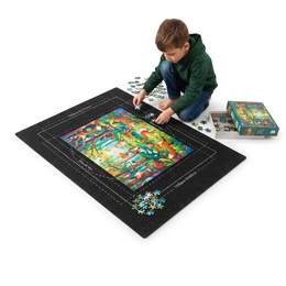 Mata do układania puzzli, zwijana 114x67 cm plansza, podkładka na 1500 puzzli