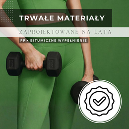 Ciężarki 2x5 kg hexagonalne do ćwiczeń fitness hantle zestaw 2 szt. czarne