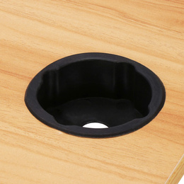 Stolik pod laptopa 60x40 cm, składana podstawka na komputer brązowa