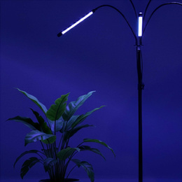 Lampa do doświetlania roślin LED do wzrostu uprawy 4 panele z timerem i pilotem, usb