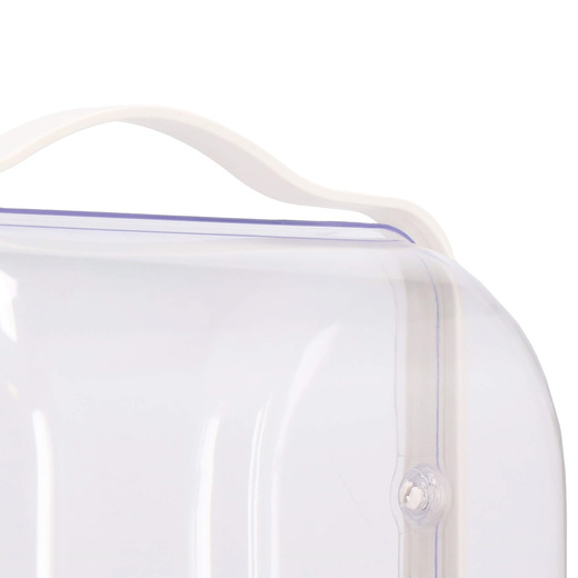 Organizer na kosmetyki 39,5x29,8x20,4cm mleczny pojemnik na biżuterię z przegródkami