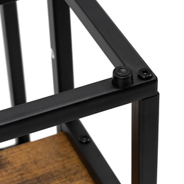 Kwietnik metalowy 67 cm stojak na kwiaty z 4 półkami loft wielopoziomowy nowoczesny