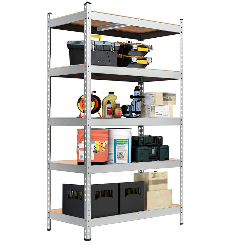 Regał metalowy z 5 półkami 205x120x45 cm 1000kg do garażu, piwnicy