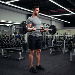 Gryf prosty olimpijski 180 cm sztanga ze stali chromowanej zaciski 25 mm