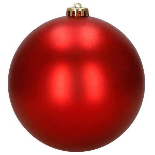 Bombki choinkowe 6 szt. ozdoby świąteczne 15 cm nietłukące czerwone