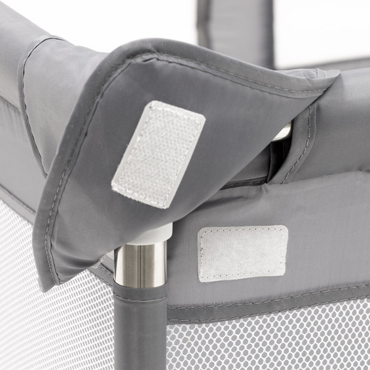 Kojec dla dzieci, zamykany 180x150x66 cm plac zabaw, ochronny, szary