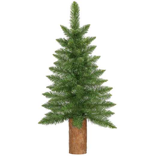 Choinka na pniu 80 cm premium sztuczna jodła zielona