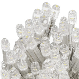 Kurtyna świetlna 200 led girlanda, lampki sople biały ciepły