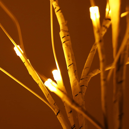 Świecące drzewko 150 cm brzoza 72 Led drzewko świąteczne