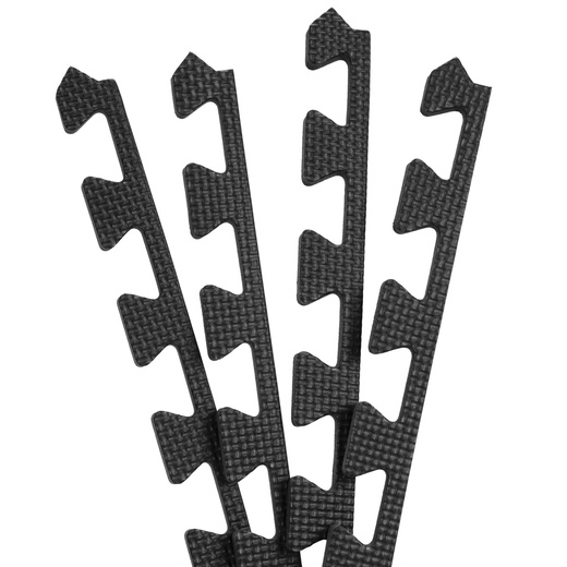 Mata treningowa, ochronna 4 szt. puzzle z pianki EVA 2 cm antypoślizgowe, grafitowe