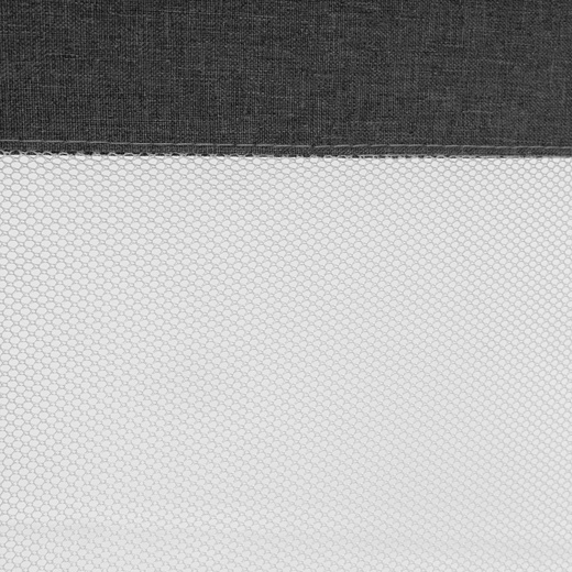 Barierka ochronna do łóżka 200 cm zabezpieczająca uniwersalna dla dzieci składana szara