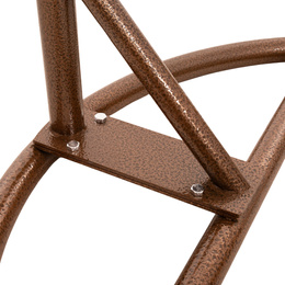 Kokon ogrodowy rattanowy z poduszkami fotel wiszący bujak huśtawka na metalowym stelażu brązowa