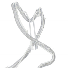 Renifer Led świąteczny z saniami 100 cm świetlna dekoracja biały ciepły